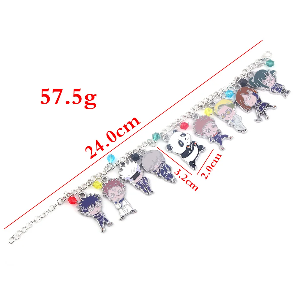 

Comics Jujutsu Kaisen Bracelet Itadori Yuji Gojo Satoru Cute Image Cosplay Bracelet Zinc Alloy High Quality Popular Gift