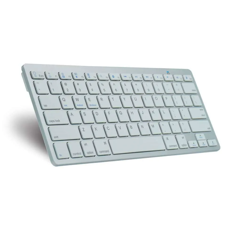 Беспроводная Bluetooth-клавиатура для iPad Pro 3 0 9 7 4/12 Mini iPhone 6 6s Plus черная белая