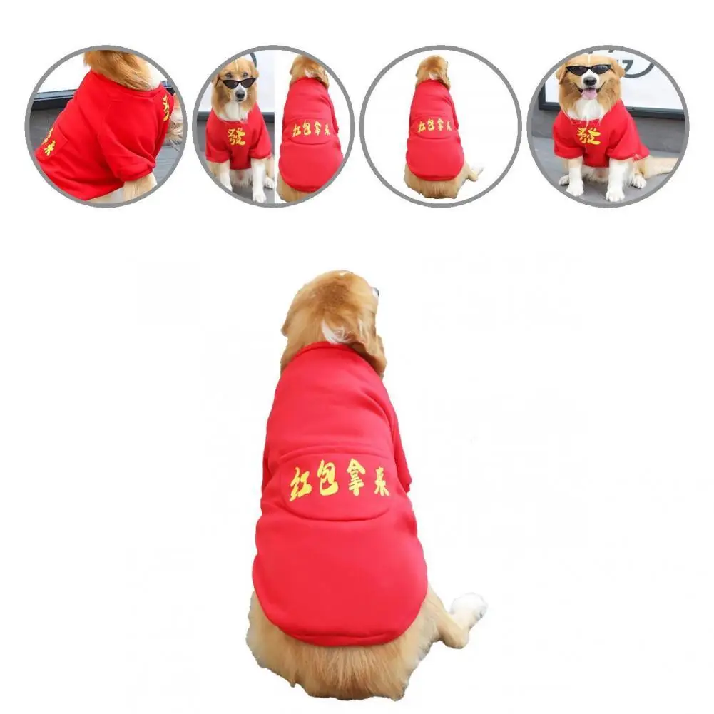 

Easy-wearing Mild to Skin Pet Dogs Cats Sweatshirt Costume for Festival