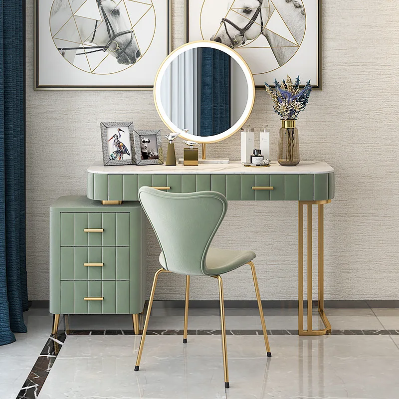 Modern Minimalist Marble Dressing Table Small Bedroom with Drawer Dressing Table Beauty Salon Dressing Room Bedroom Furniture