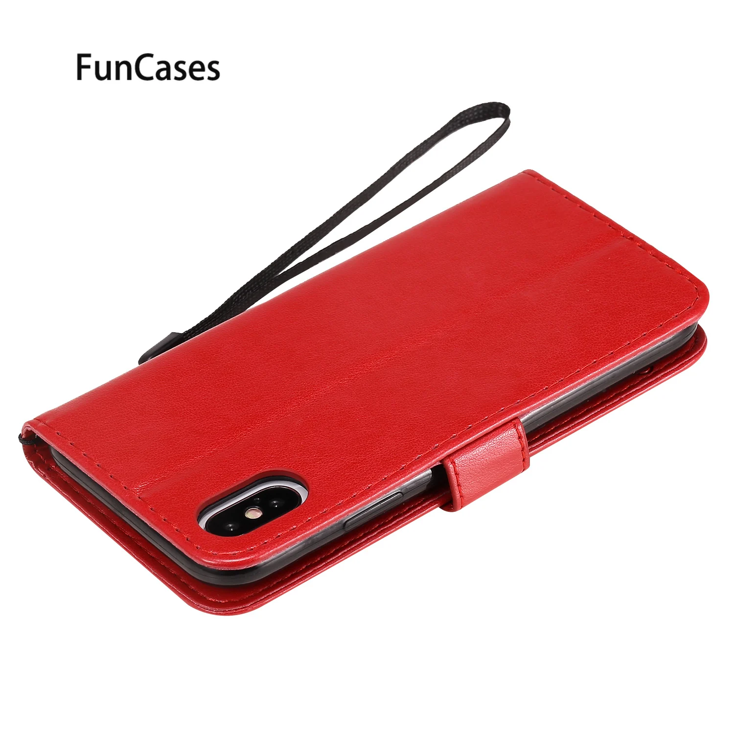 Cool Phone Bags Cases For armor iPhone X Cartoon PU Leather Flip Wallet Shell Case sFor Telefoon Apple ajax XS Fundas | Мобильные