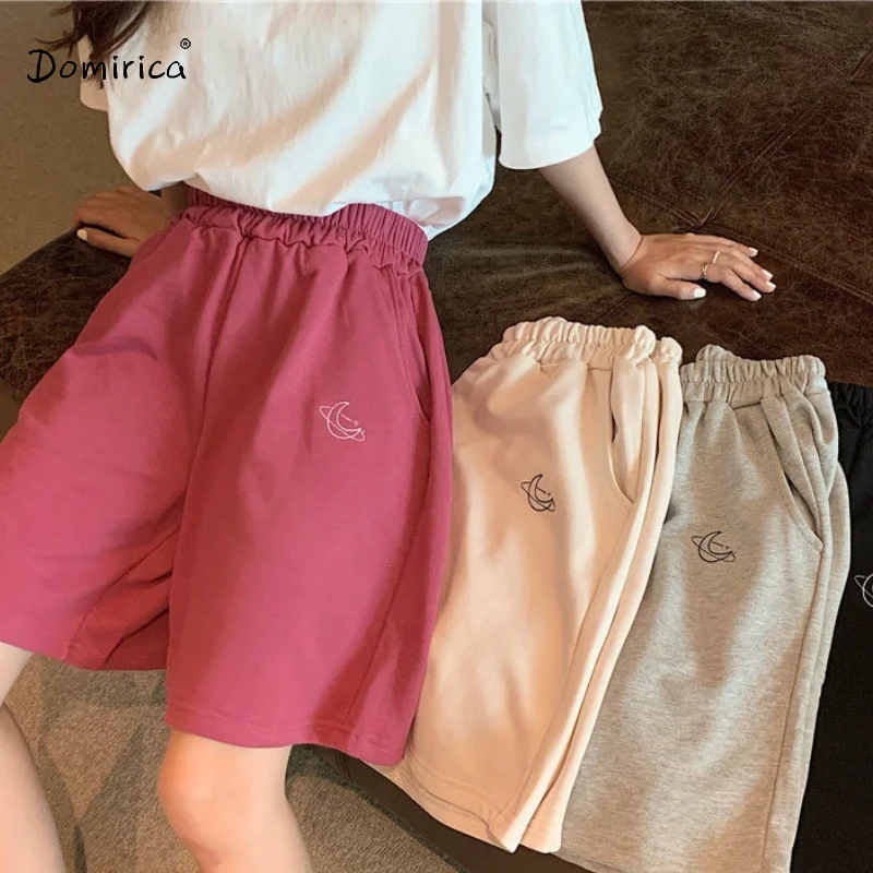 

DOMIRICA Sports Shorts Women Summer New Two Discounted Cotton Loose Plus Size High-waist Casual Running Five-point Pants Women