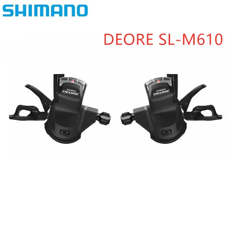 Shimano Deore M610 M615 SL-M610 переключения скоростей 2x10/3x10, набор скоростей, рычаг переключения скоростей, MTB R+ L 2/3x10, скоростной Rapidfire