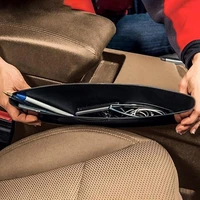 mini auto storage box car seat seam bag pocket storager for phone purse coins key holder car seat organizer vehicle accessories