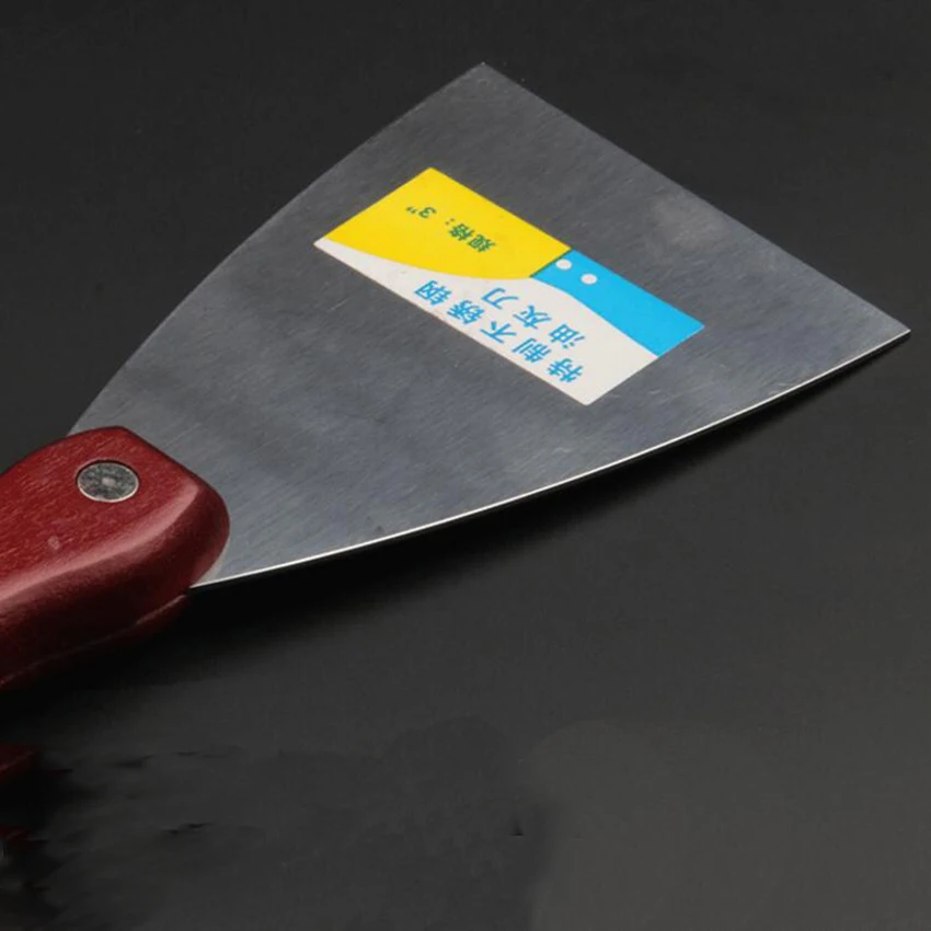 Утолщенный нож из нержавеющей стали для шпатлевки инструмент украшения ручка