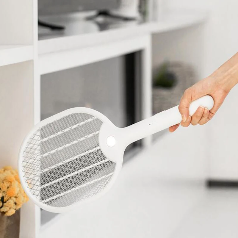 

Youpin Electric Mosquito Swatter Rechargeable LED Electric Insect Bug Fly Mosquito Dispeller Killer Racket 3-Layer
