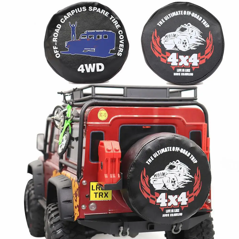 

1/10 analog climbing car 90-120MM tire racing 1.9 2.2 inch spare tire cover for TRAXXAS TRX-4 SCX10 90046 RR10 RC4WD AXIAL