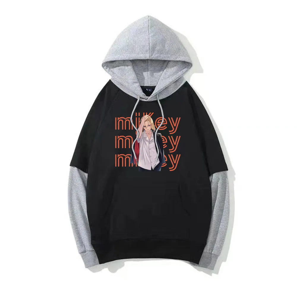 

Autumn Top Tokyo Revengers Pullover Cartoon Mikey Print Hoodie Loose Unisex