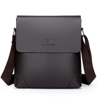 mens shoulder bag pu leather cross body bag messenger ipad bag male travel bag big capacity tote black brown