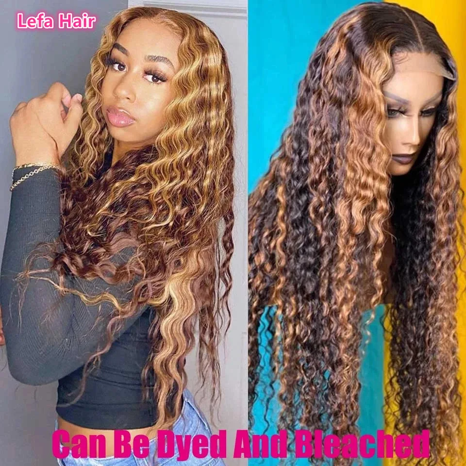 Дешевый парик с глубокой волной прозрачные кружевные передние парики влажные и