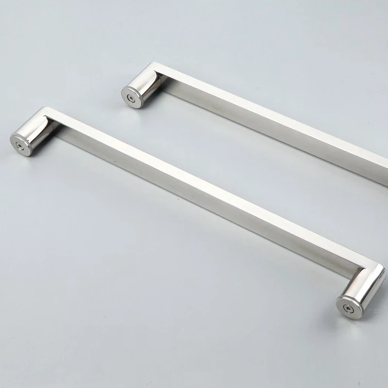 Толстая ручка для душевой комнаты из нержавеющей стали 304 квадратная трубка