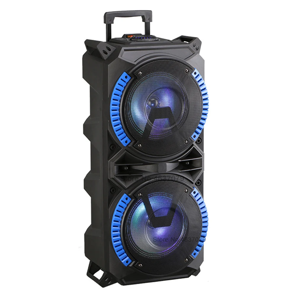 Беспроводная портативная акустическая система на колесиках высокомощная Bluetooth