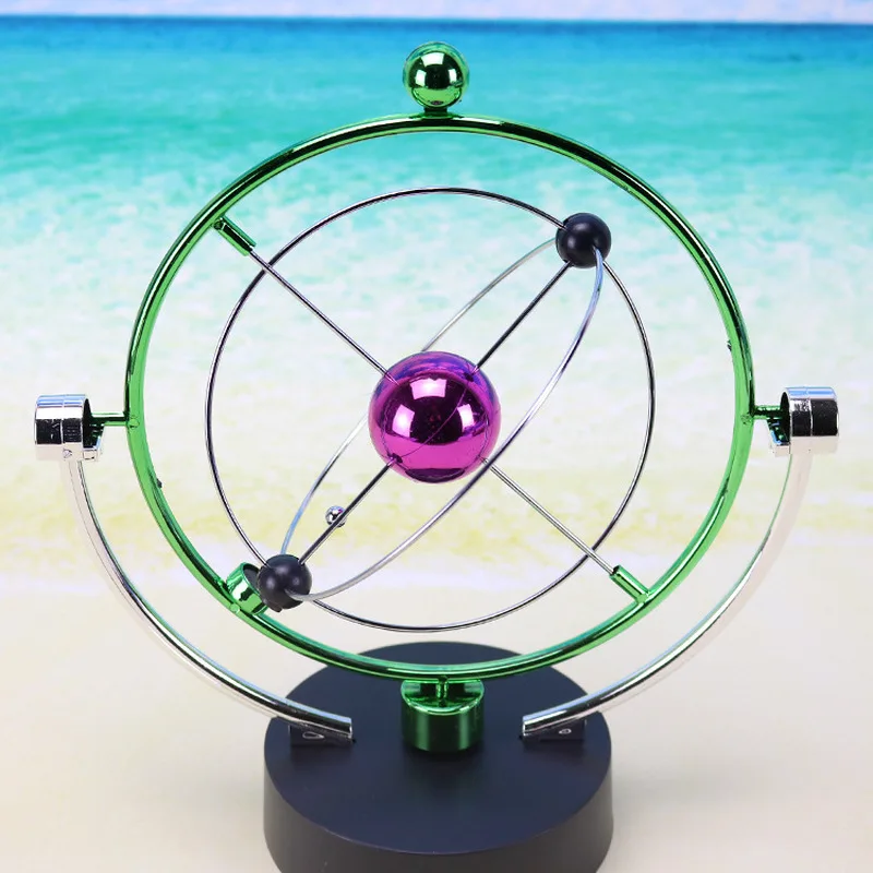 Вращающийся глобус магнитные качели кинетическая модель вечного движения