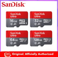 sandisk micro sd card 64gb 128gb 32gb 16gb ultra tf card class 10 memory card flash cards microsd mini card for phone