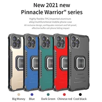 fashion shockproof armor case for iphone 11 pro max 12 mini x xs xr 6s 7 8 plus cover car holde ring coque magnetic metal fundas