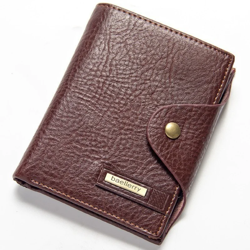 New brand high quality short men's wallet,Genuine leather qualitty guarantee purse for male,coin purse card holder
