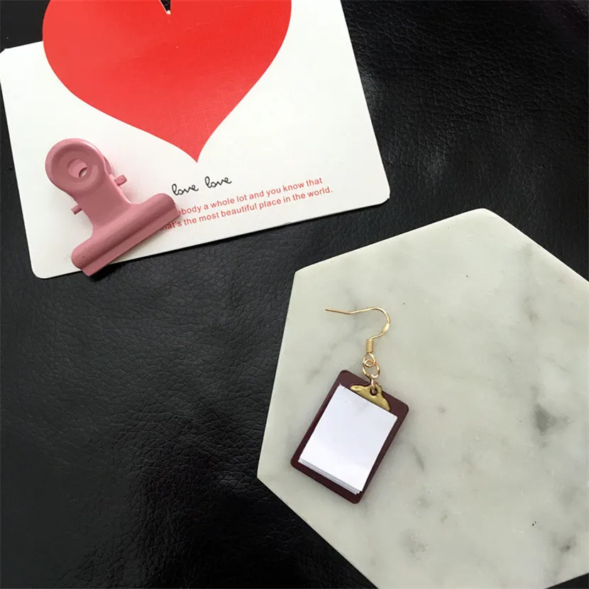 

Funny Earrings For Girls Cute Book Earring New Year's Emo Clothes Accessories Japanese Fashion Wholesale Novelties 2020 Paired