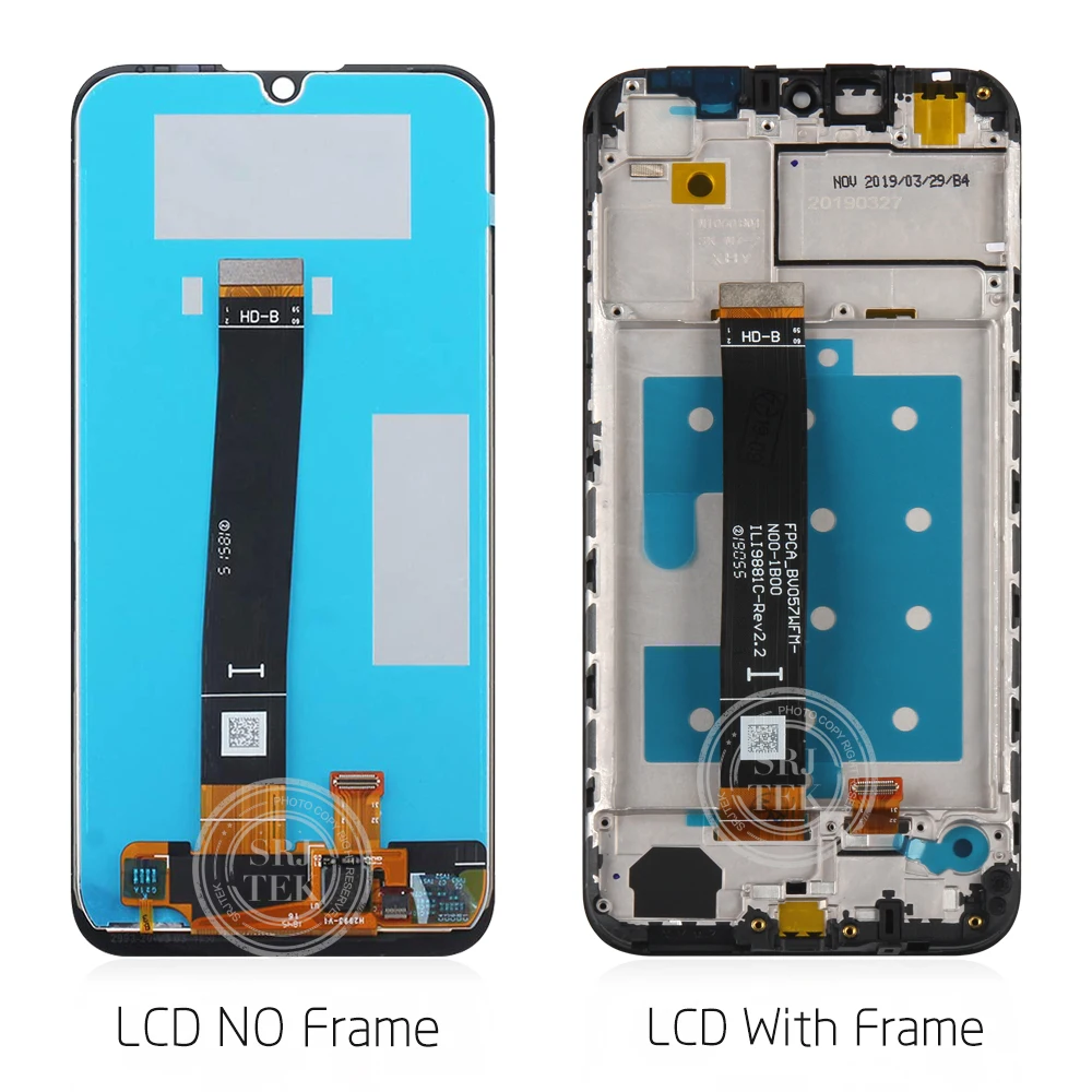 Srjtek для Huawei Y5 2019 ЖК сенсорный экран стеклянная панель Honor 8S дисплей сенсорная