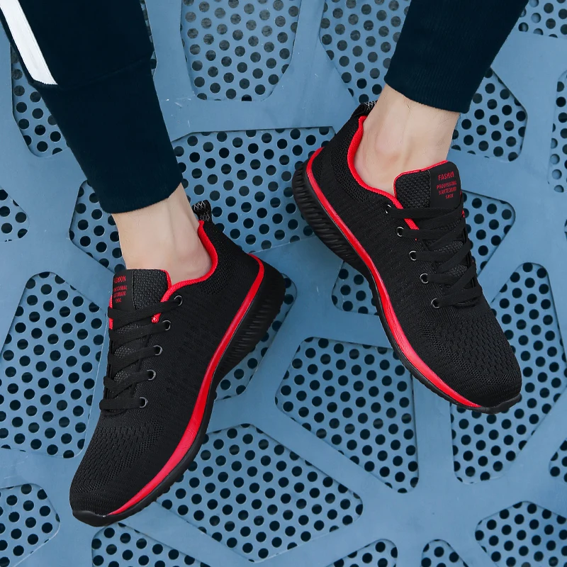 2020 New Mesh Men Casual Shoes Lac-up Lightweight Comfortable Breathable Walking Sneakers Tenis Feminino Zapatos | Обувь