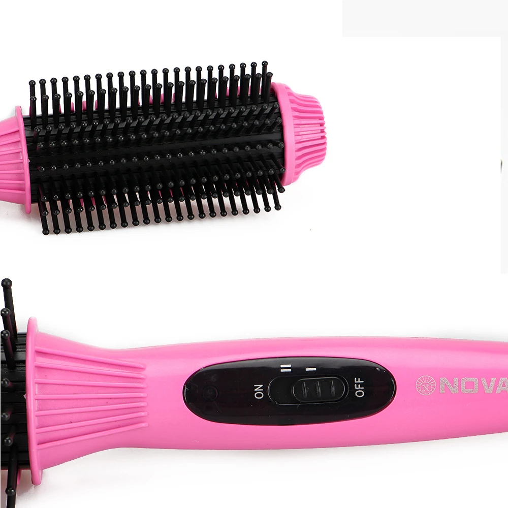 Фен для волос щетка с горячим воздухом стайлер выпрямитель расческа завивки