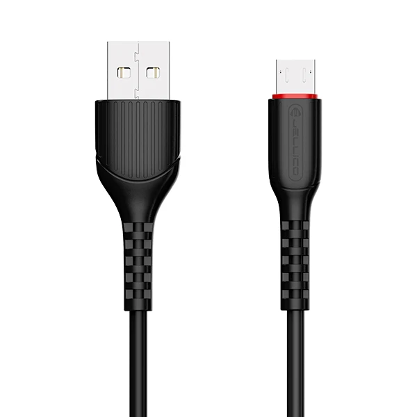 Micro Black Jellico 3 в 1, USB кабель для iPhone, samsung, Xiaomi, мульти быстрая зарядка, микро USB кабель для мобильного телефона, usb type-C кабель - Цвет: Micro Black