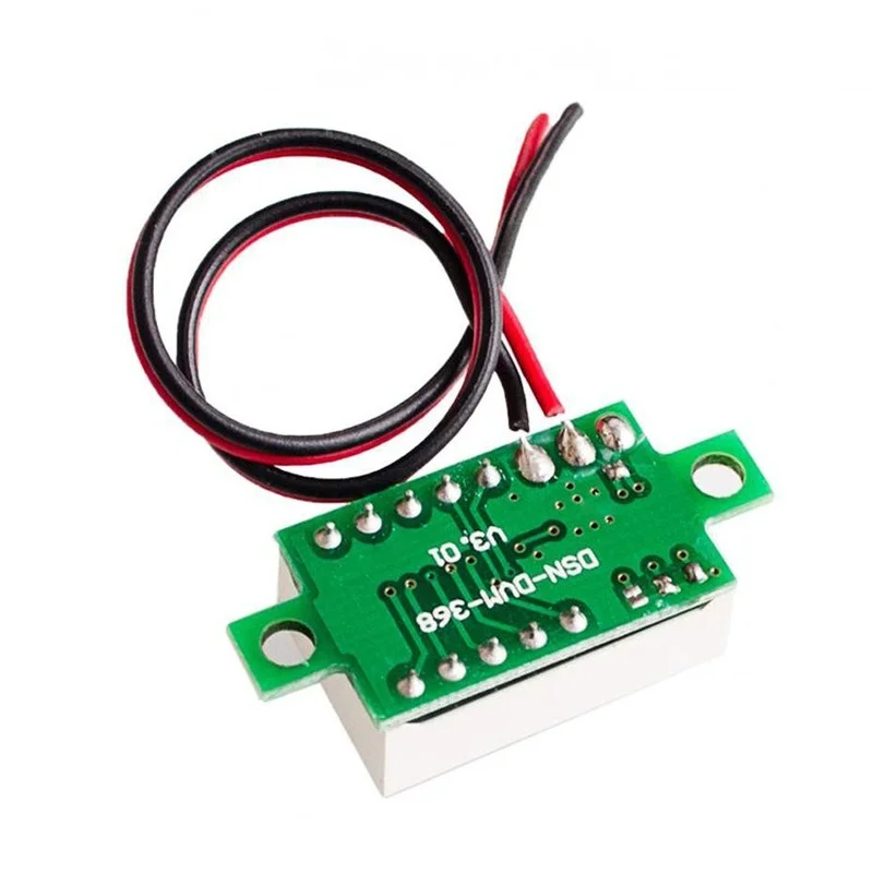 Красный Точный Цифровой вольтметр с двумя линиями цифровой диагональю 0 28 дюйма