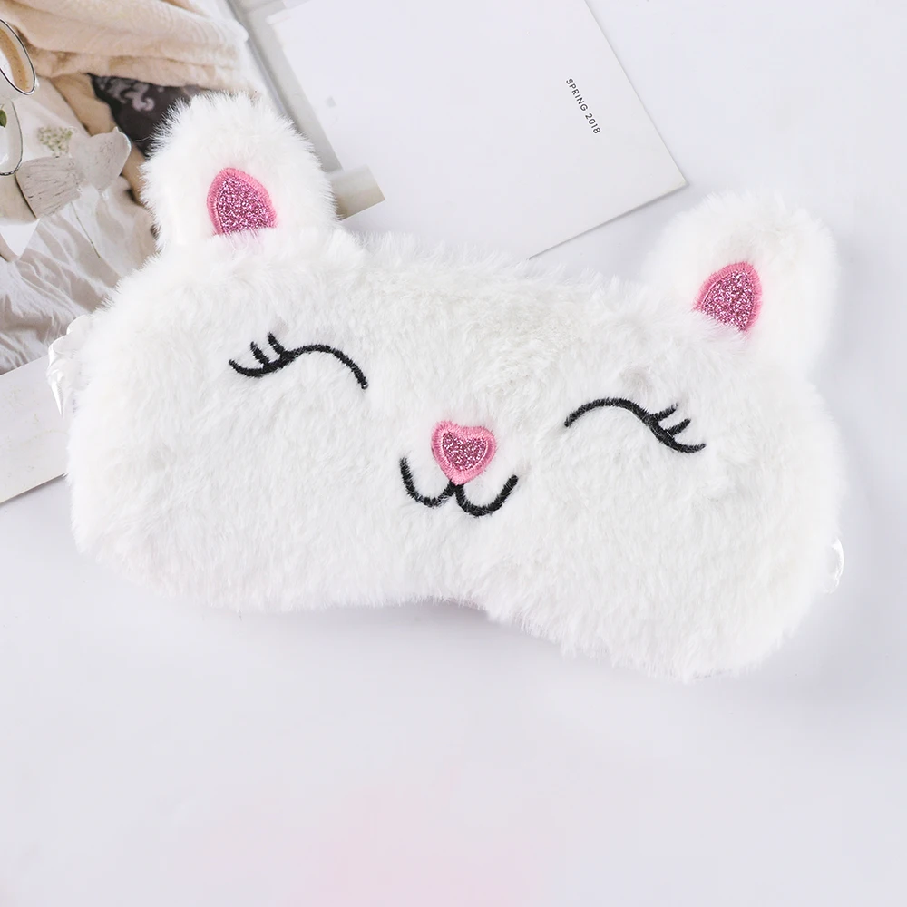 Повязка на глаза для отдыха и сна модный массажный пластырь с мультяшными