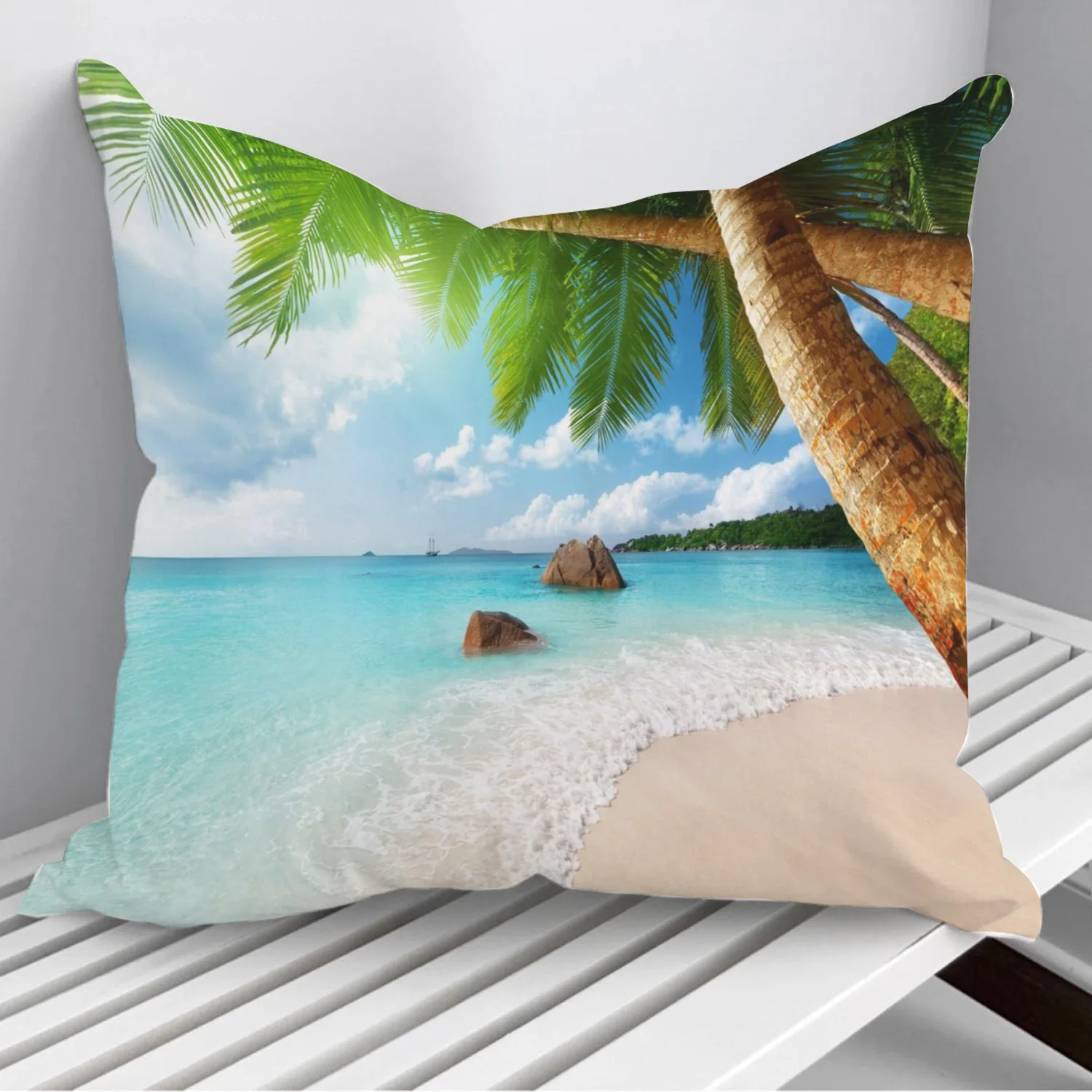 

Beautiful Coast Throw Pillows Cushion Cover On Sofa Home Decor 45*45cm 40*40cm Gift Pillowcase Cojines Dropshipping