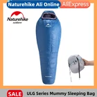 Модернизированный спальный мешок Naturehike ULG, зимний портативный утепленный мешок с гусиным пухом для мам, 20D, водонепроницаемый, для кемпинга, 800FP, туризма
