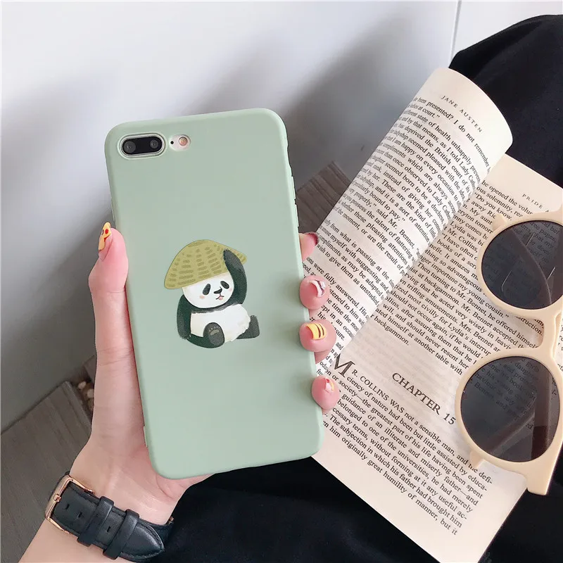 Чехол для iPhone 6 6s 7 8 Plus X XR XS MAX милый мультяшный летний мягкий чехол из ТПУ с
