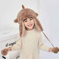 parent child model earmuffs goo goo chicken plush hat woman with thick warm outdoor cycling hat children northeast lei fengs ha