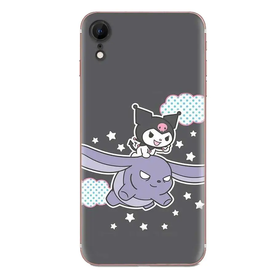 TPU Skin Painting For Xiaomi Redmi Mi 4 7A 9T K20 CC9 CC9e Note 7 8 9 Y3 SE Pro Prime Go Play Cute Kuromi | Мобильные телефоны и