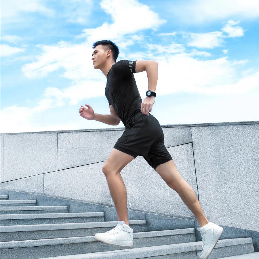 Мужские спортивные шорты Zenph 2 в 1 двухслойные быстросохнущие дышащие для бега