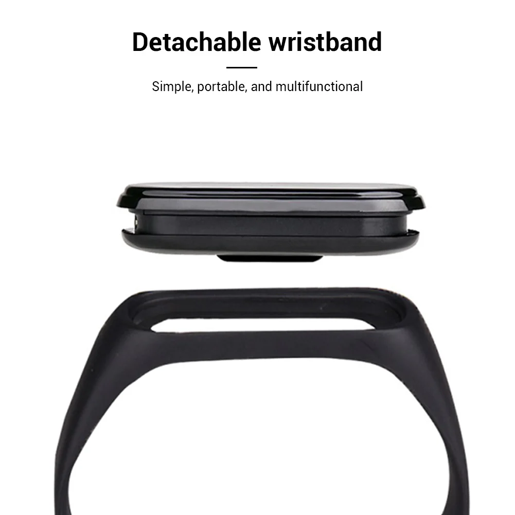 Мужчины Женщины Спорт M4 BT Bluetooth 4.0 Браслет Monitor Wristband сердечного ритма Фитнес Sleep