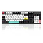 Флюоресцентная Крышка для ключа Funk, крышка ключа профиля вишни PBT Dye Subbed s 1.75U 2U, переключатель для GK61 64 84 tkl87 98 104 MX, переключатель, крышка ключа