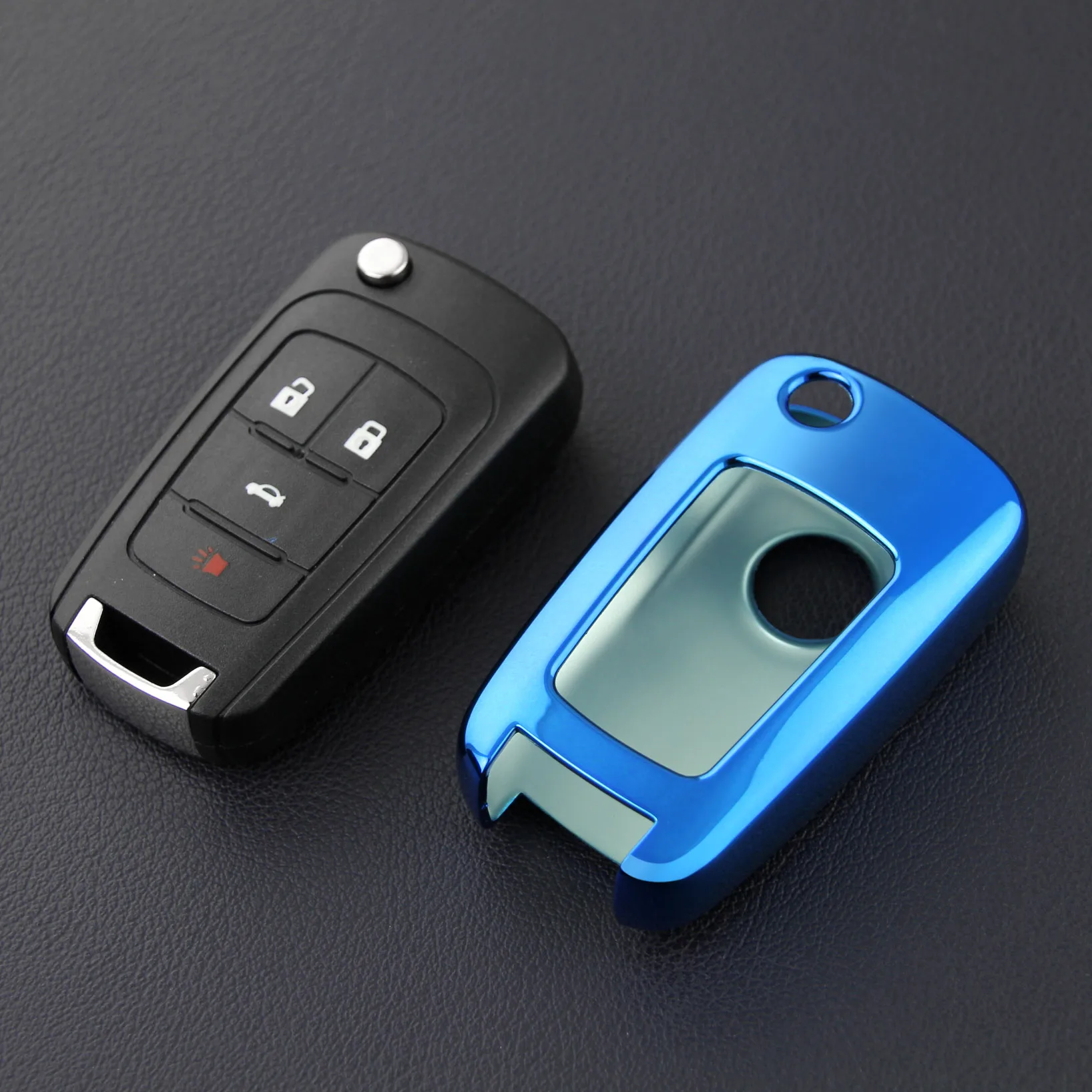 Чехол-книжка для автомобильного ключа Aurora Blue прочный защитный чехол-книжка Chevrolet