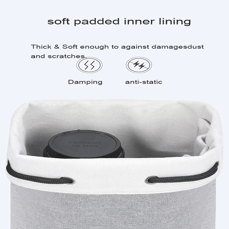 BUBM дорожная камера Чехол сумка на шнурке DSLR мягкорисующий объектив чехол гаджет