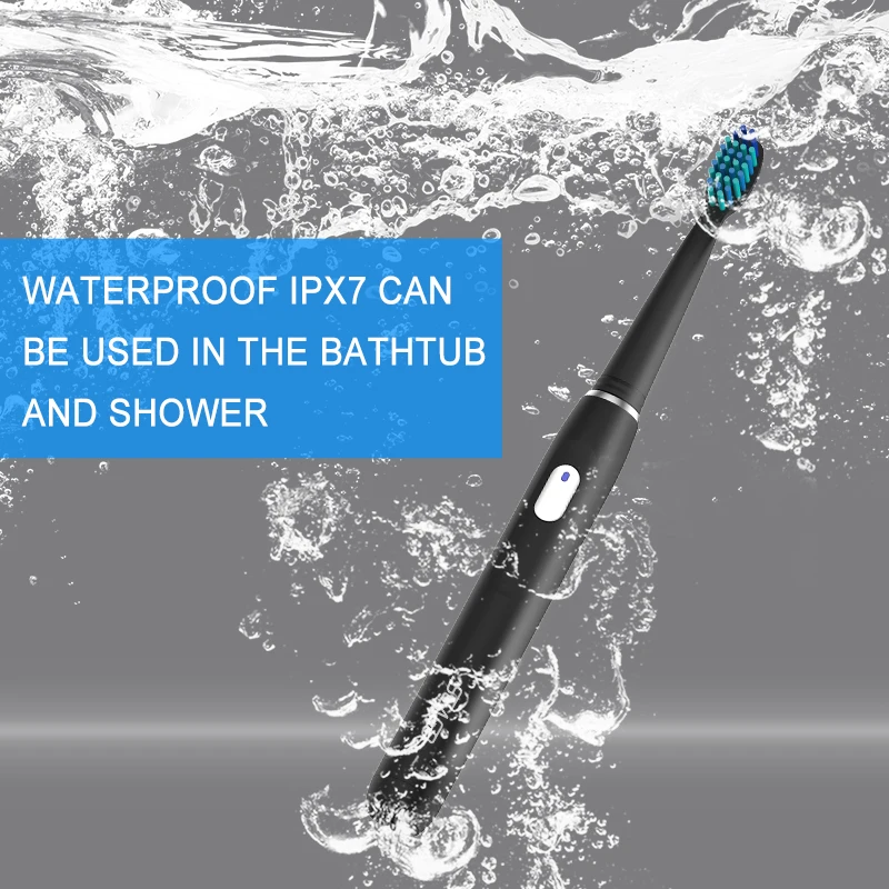 Электрическая зубная щетка Seago перезаряжаемая звуковая вибрация 4 режима очистки