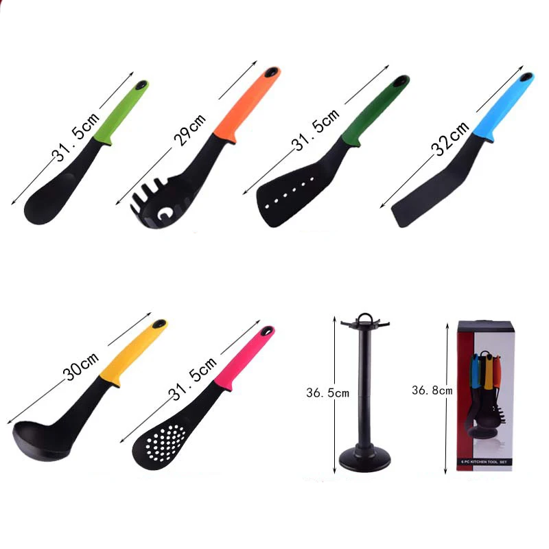 Ложка дуршлаг силиконовый шпатель кухонный инструмент кухонная утварь лопаты