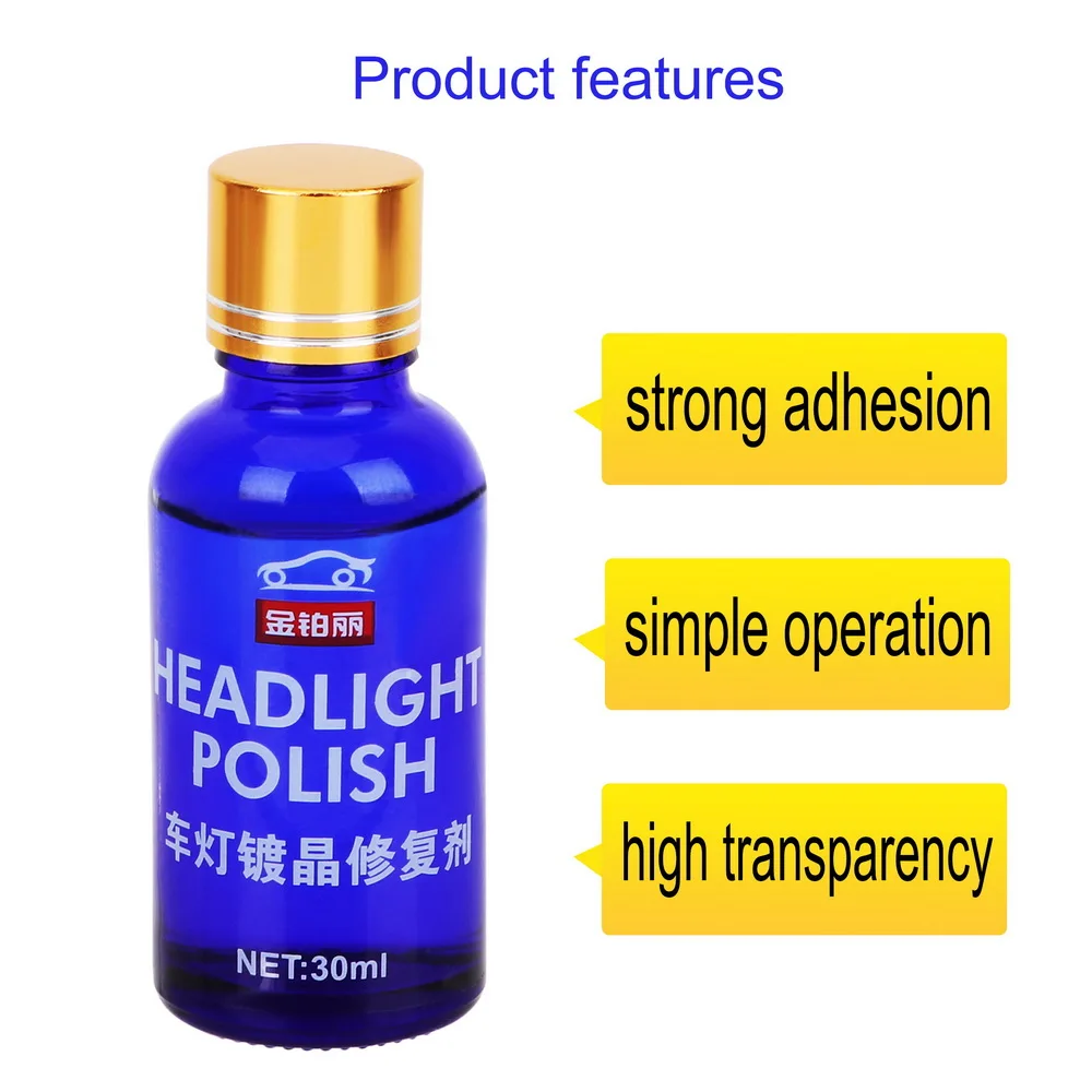

30ML Liquid Anti-scratch Coating Solution Repair Kit Oxidation Rearview Coating Headlight Polishing Car Repair