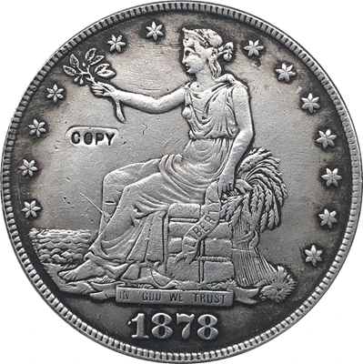 

Копия монеты в долларах 1878