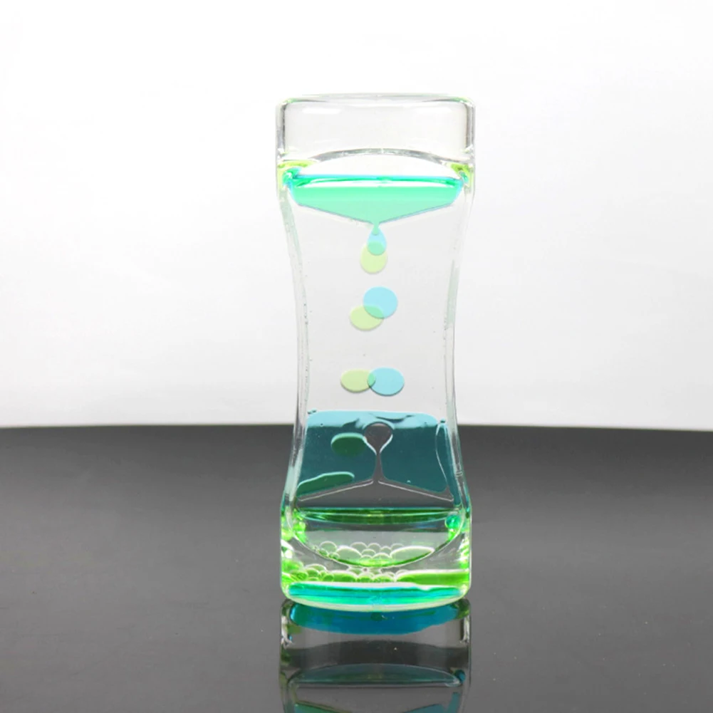 Acrylic Drip Oil Hourglass Liquid Motion Bubble Floating Timer Home Decor | Дом и сад