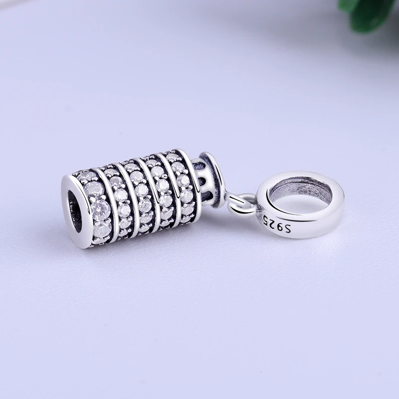 Новый 100% 925 стерлингового серебра с очаровательной бусинкой Пизанская башня