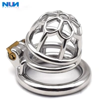 nuun plum blossom cage cock ring penis bondage lock sex toys for men stainless steel metal chastity device dick toy adult game