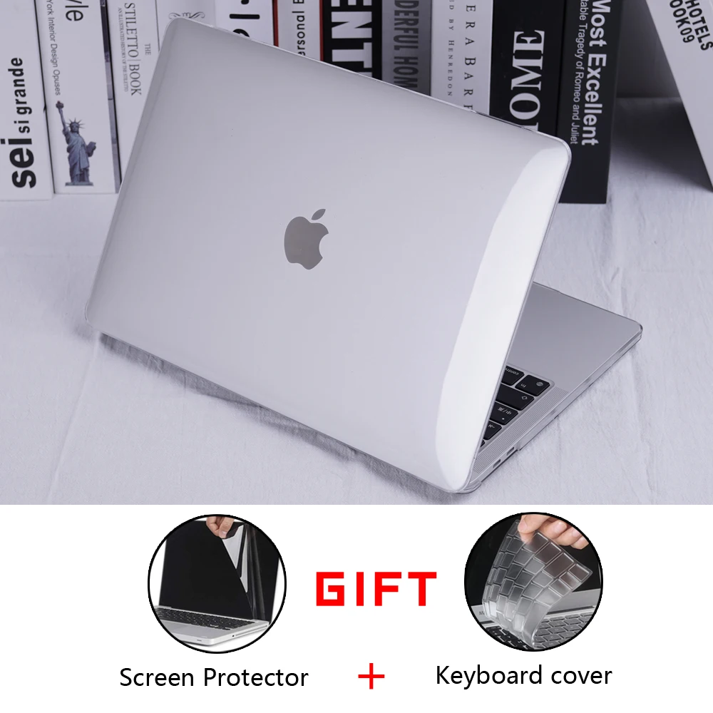

Laptop Case For MacBook Pro 13 Case 2020 M1 A2338 Touch ID Coque For Macbook Air 13 A2337 Funda Pro 16 Case 11 12 15 Accessories