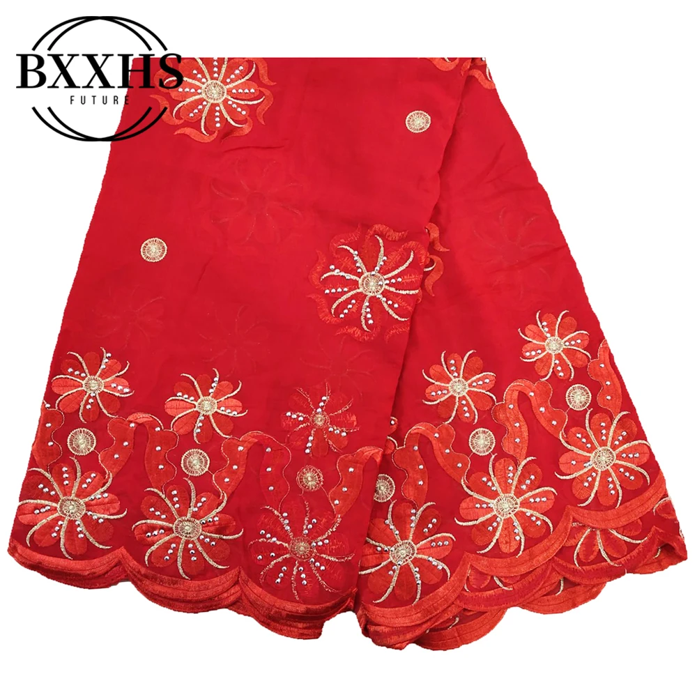 Африканская Женская шаль мусульманская вышивка хлопок шарф хиджаб