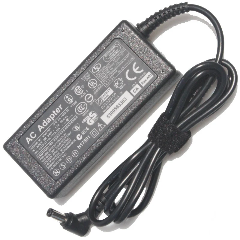 

power adapter suitable for HP Acer Fujitsu Gateway Nec Toshiba Delta / Benq 19v 3.16a 60W 5.5 * 2.5MM Notebook Power Charger