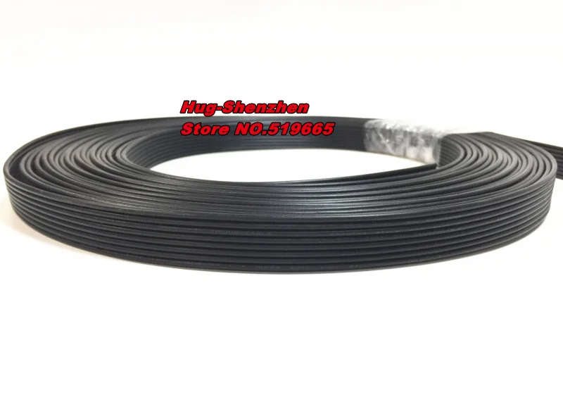 8pin черный 1007 18AWG ленточный кабель для светодиодного пиксельного модуля