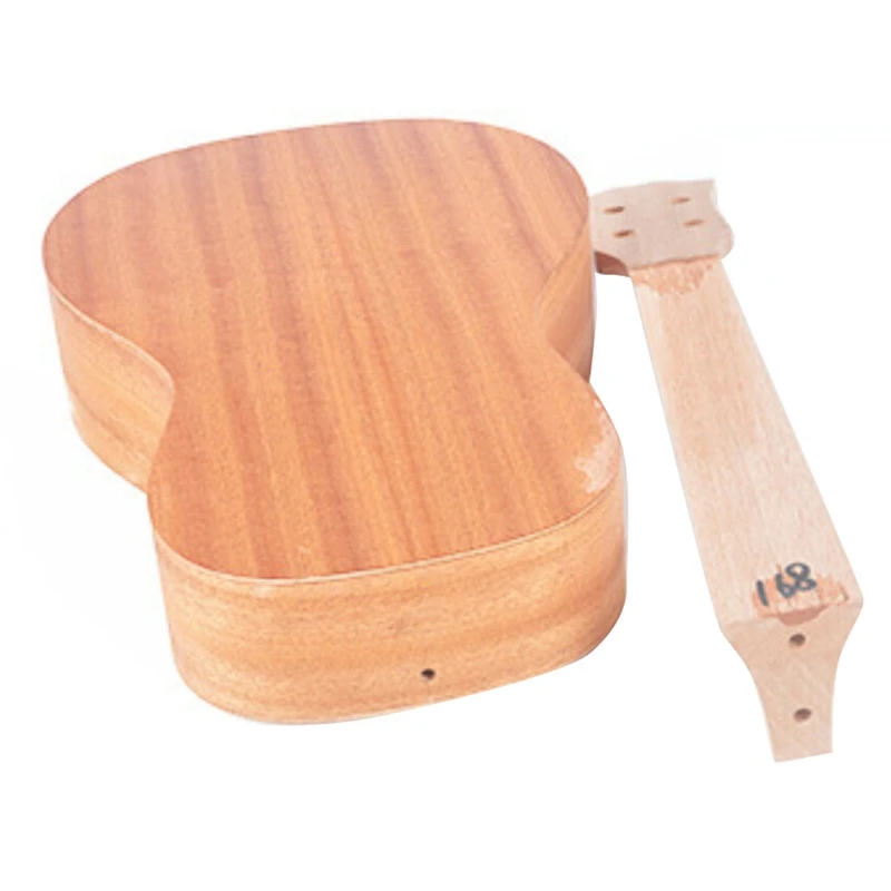 Концерт Гавайская Гитара Diy Kit гитара 23 дюймов из красного дерева 4 струнные