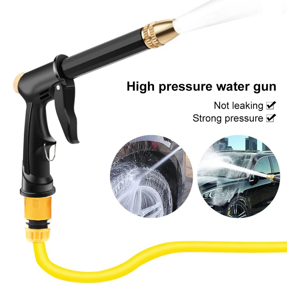 

Portable High Pressure Washer Gun Adjustable Patterns Car Wash Machine Garden Watering Hose Nozzle Sprinkler Car Washing Kit
